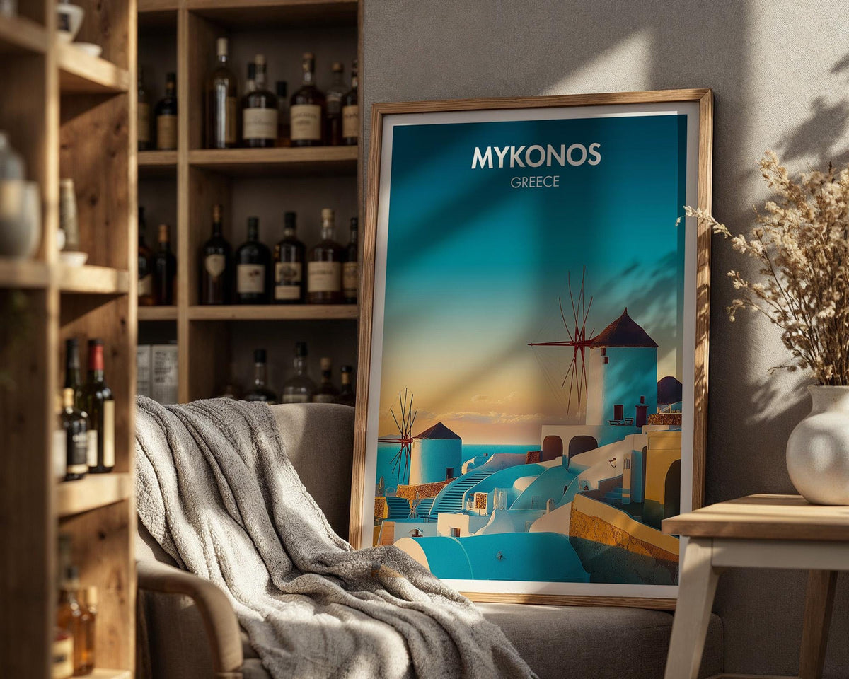 Mykonos Poster - WanderWall