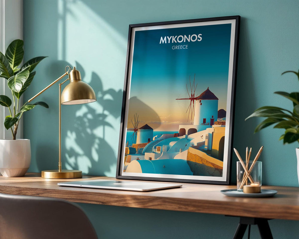 Mykonos Poster - WanderWall