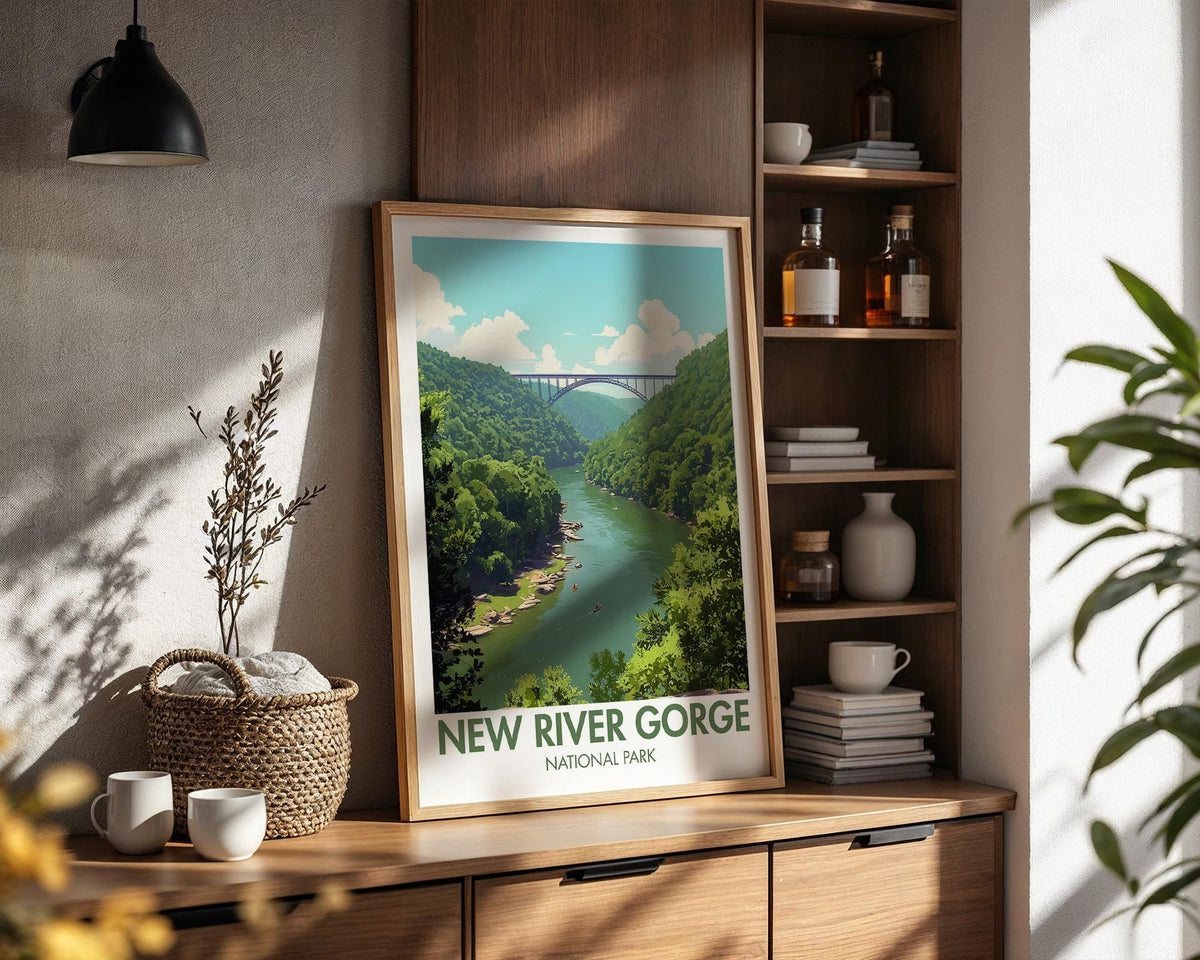 New River Gorge Poster - WanderWall