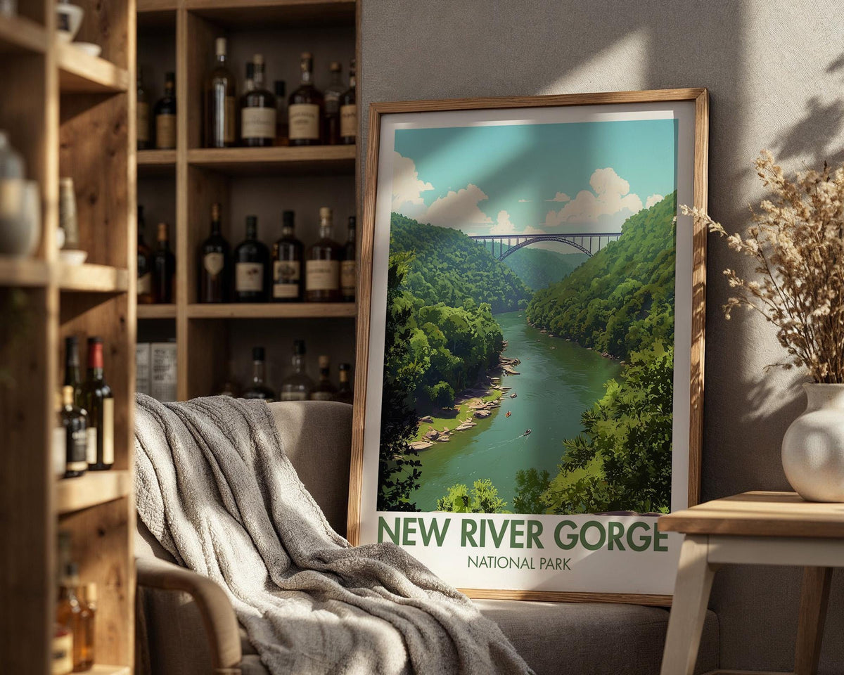 New River Gorge Poster - WanderWall