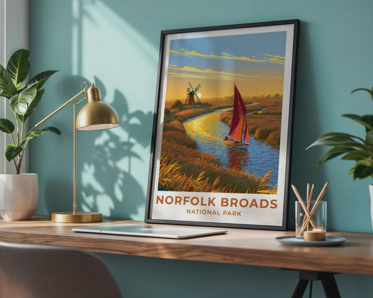 Norfolk Broads Poster - WanderWall