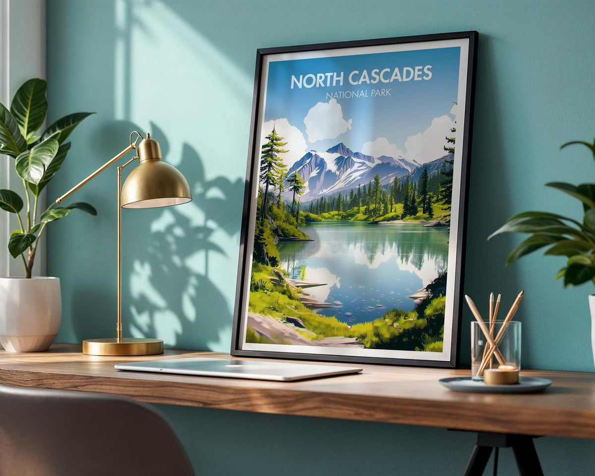 North Cascades National Park Poster - WanderWall