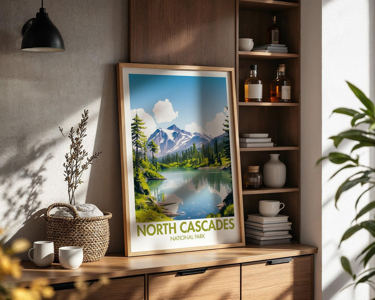 North Cascades National Park Poster - WanderWall