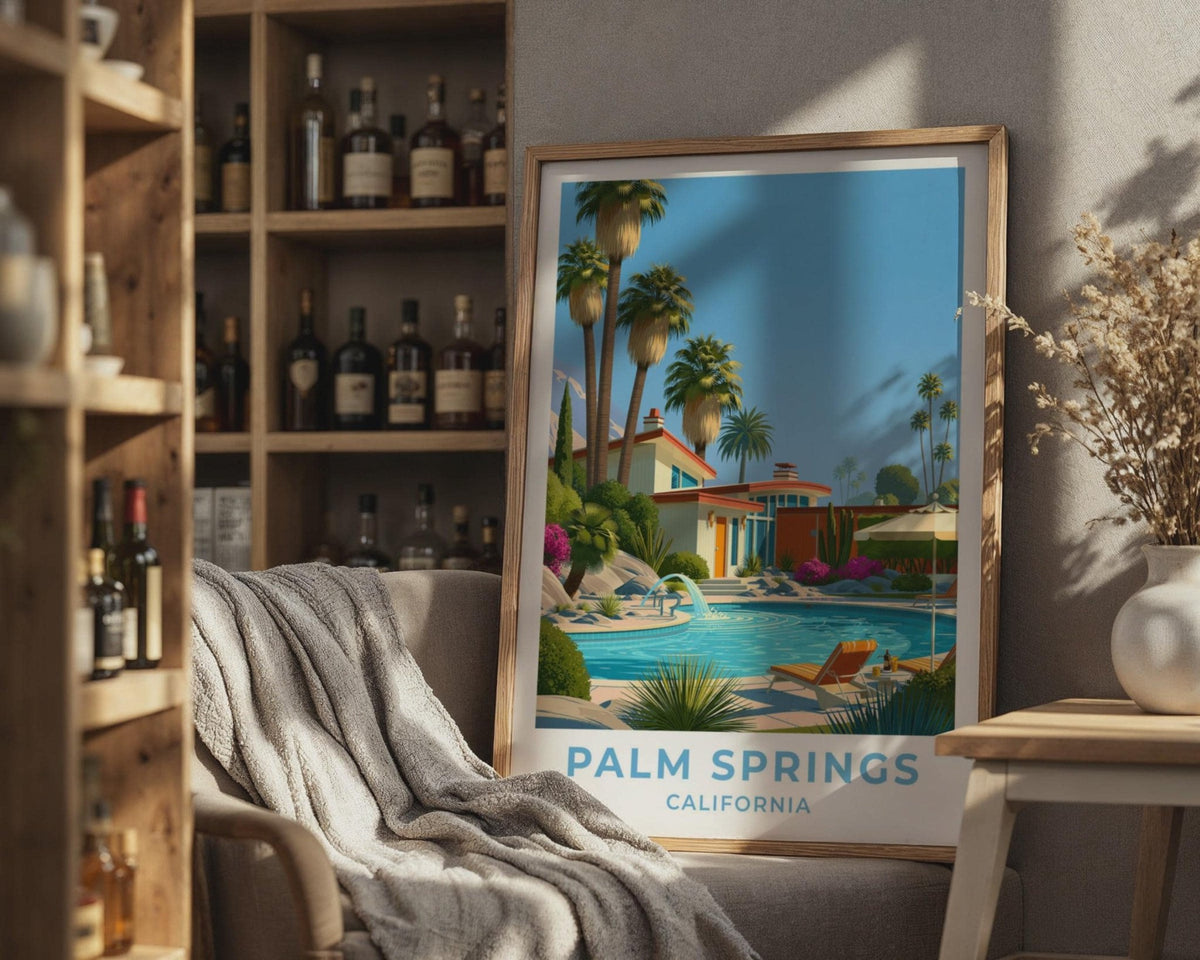 Palm Springs Poster - WanderWall
