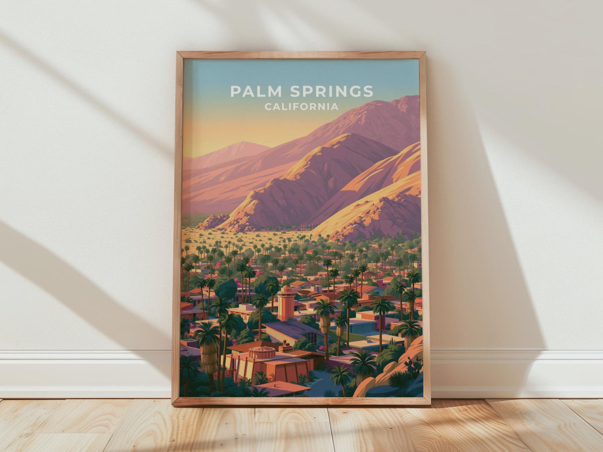 Palm Springs Poster - WanderWall