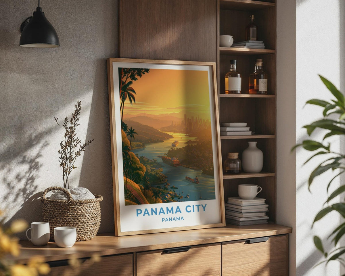 Panama City Poster - WanderWall