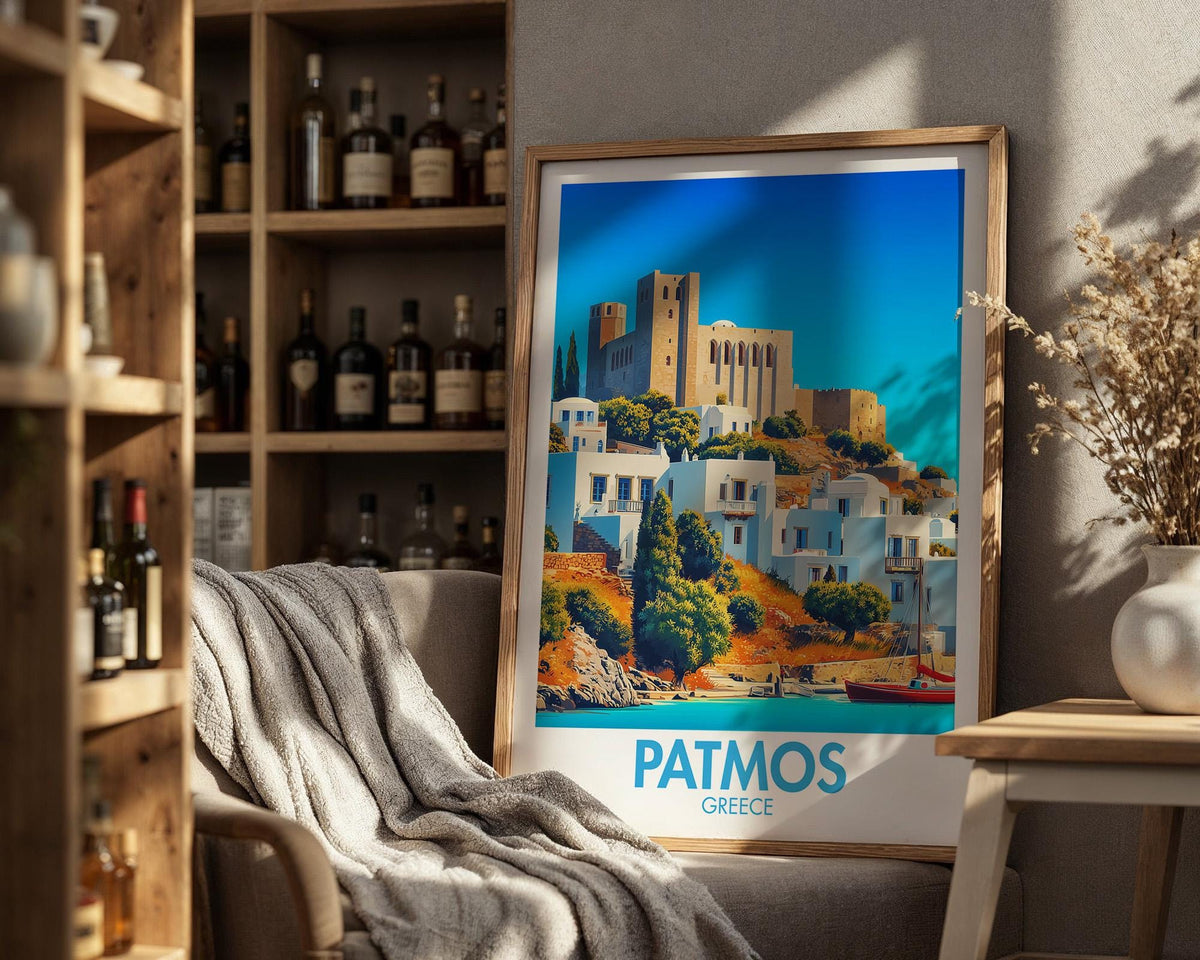 Patmos Island Poster - WanderWall