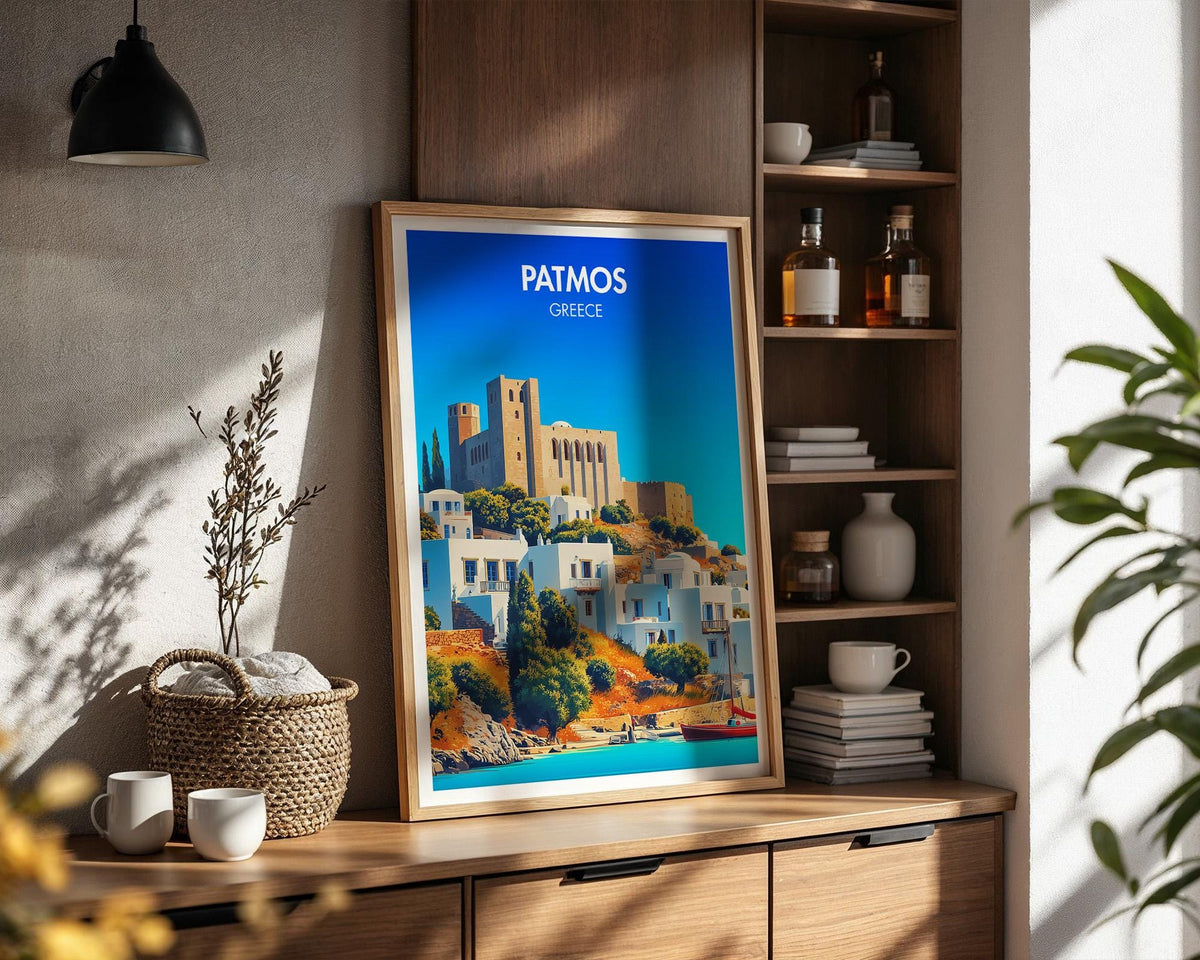 Patmos Island Poster - WanderWall