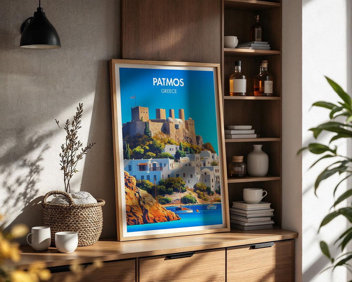 Patmos Poster - WanderWall