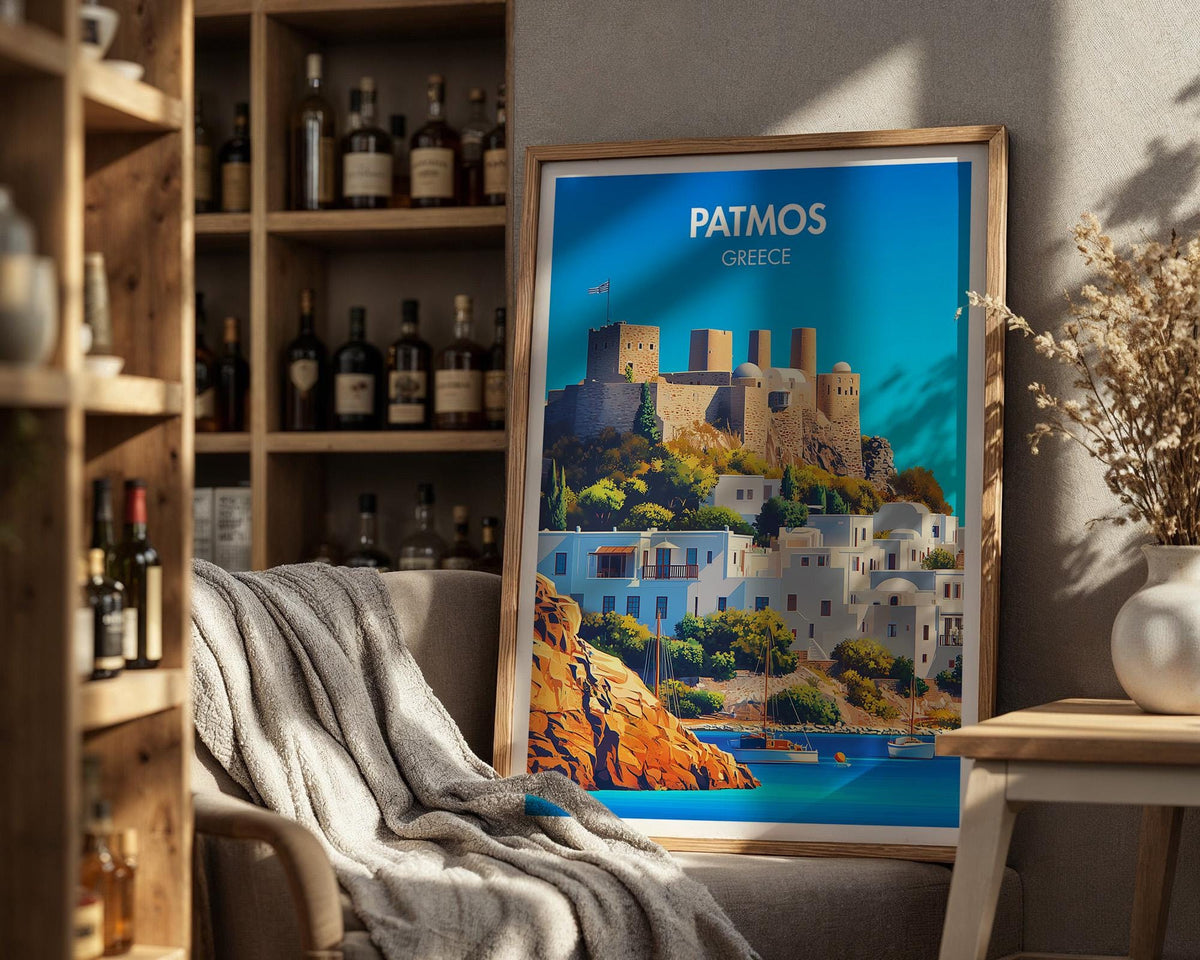 Patmos Poster - WanderWall