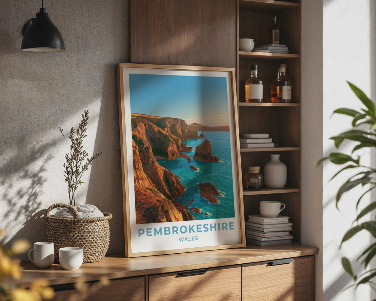 Pembrokeshire Poster - WanderWall
