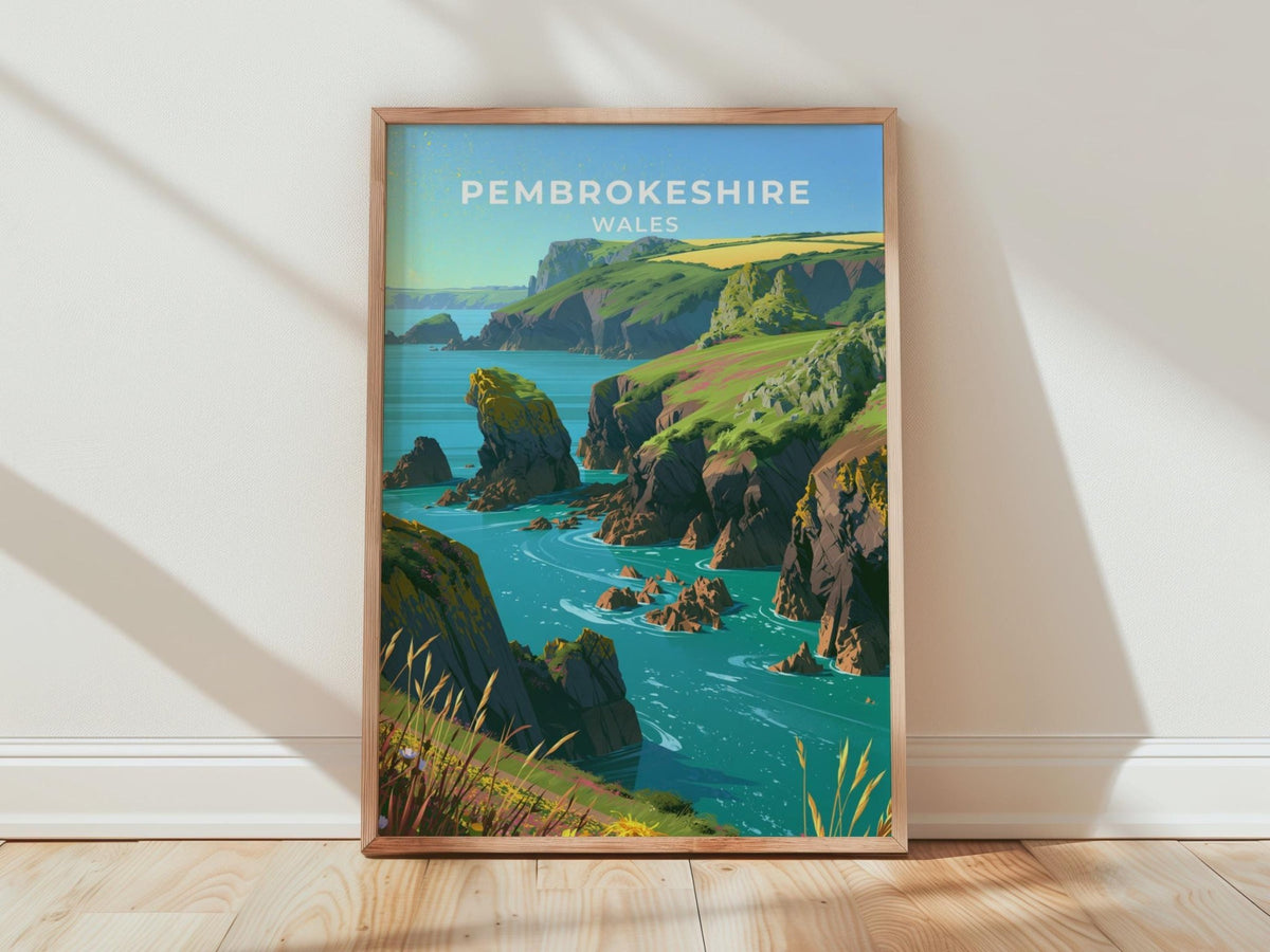Pembrokeshire Poster - WanderWall