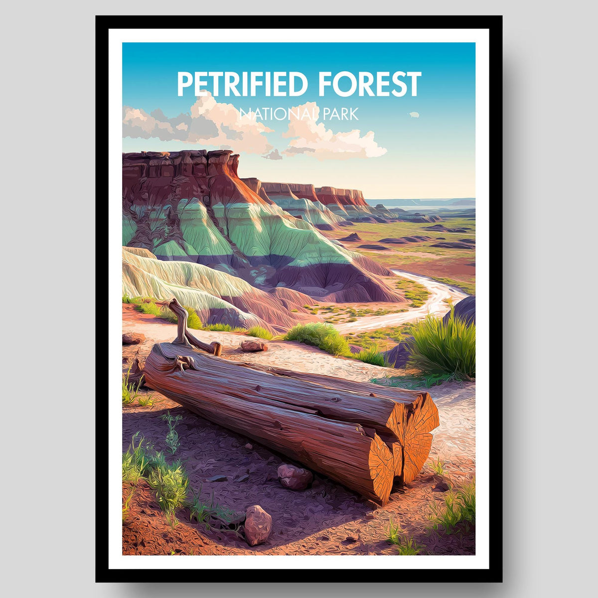 Petrified Forest National Park Poster - WanderWall
