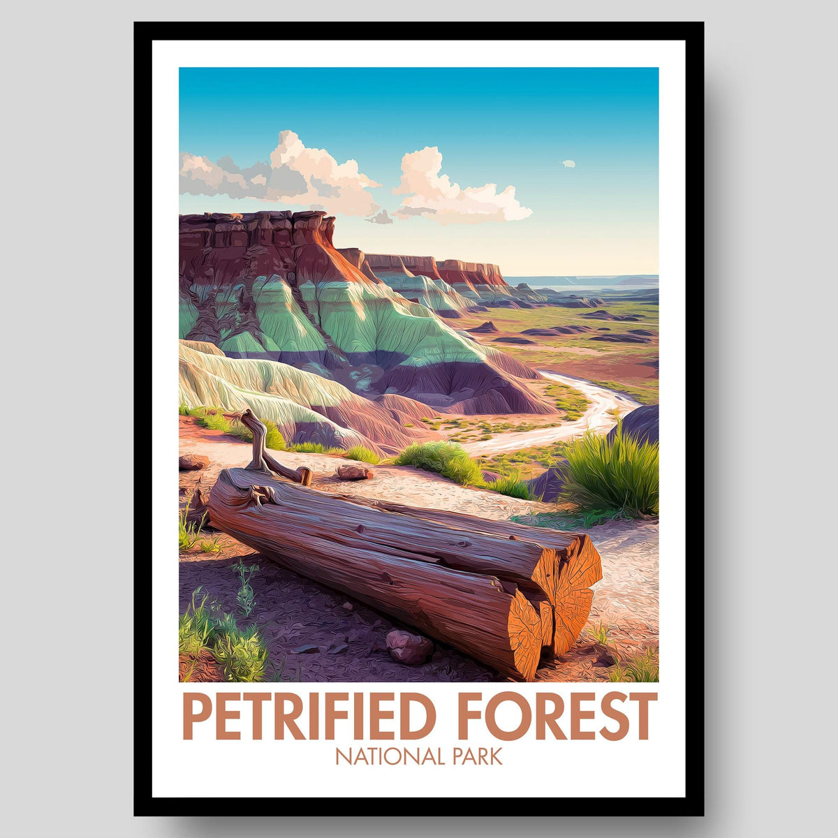 Petrified Forest National Park Poster - WanderWall