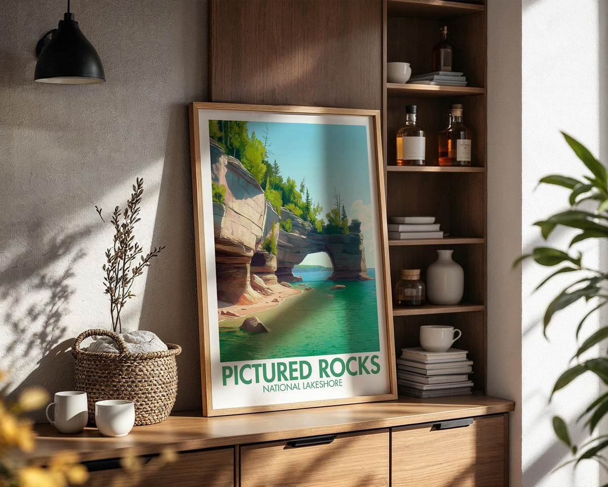 Pictured Rocks National Lakeshore Poster - WanderWall