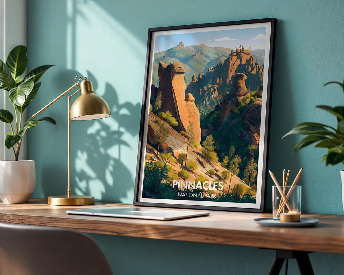 Pinnacles National Park Poster - WanderWall