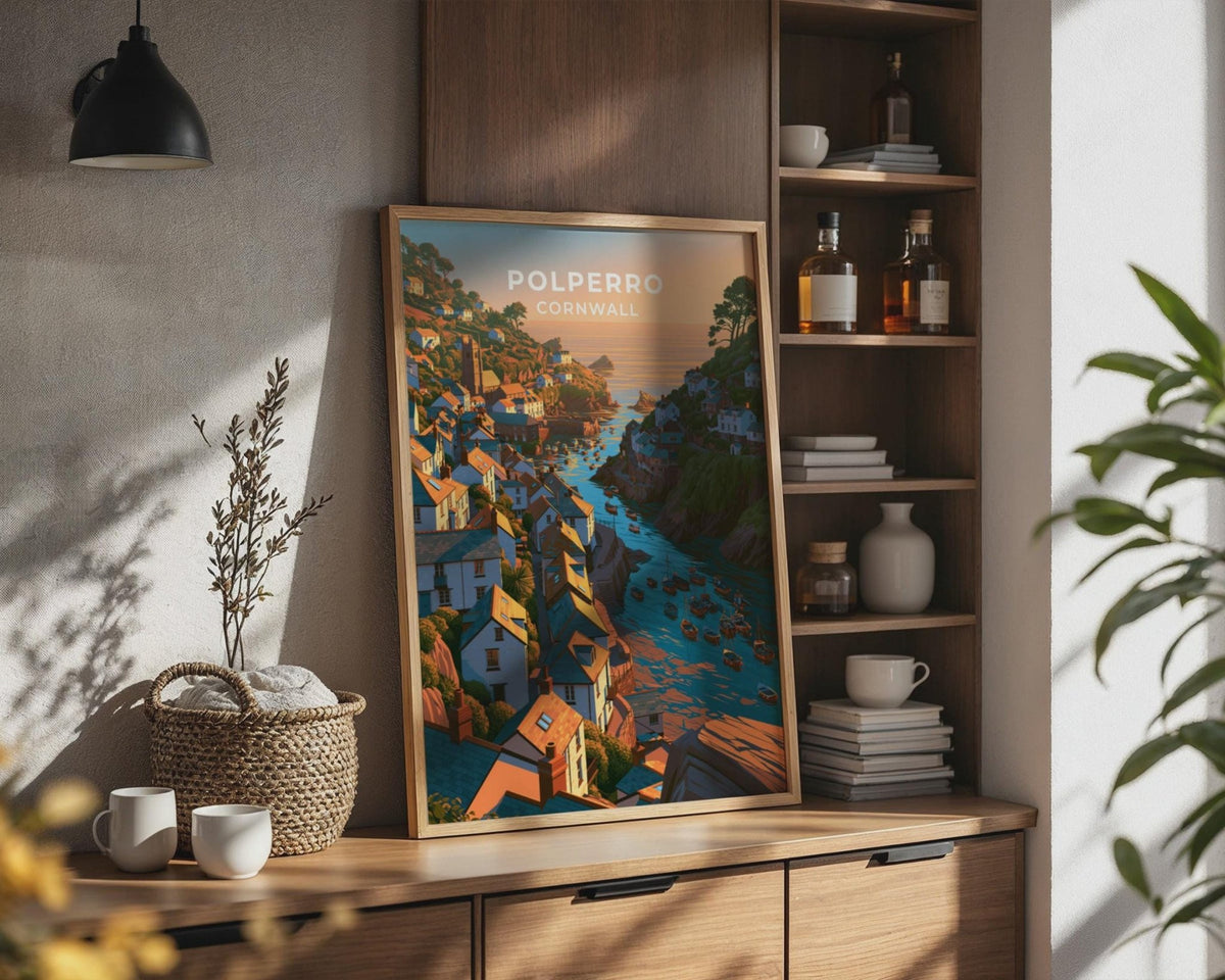 Polperro Poster - WanderWall