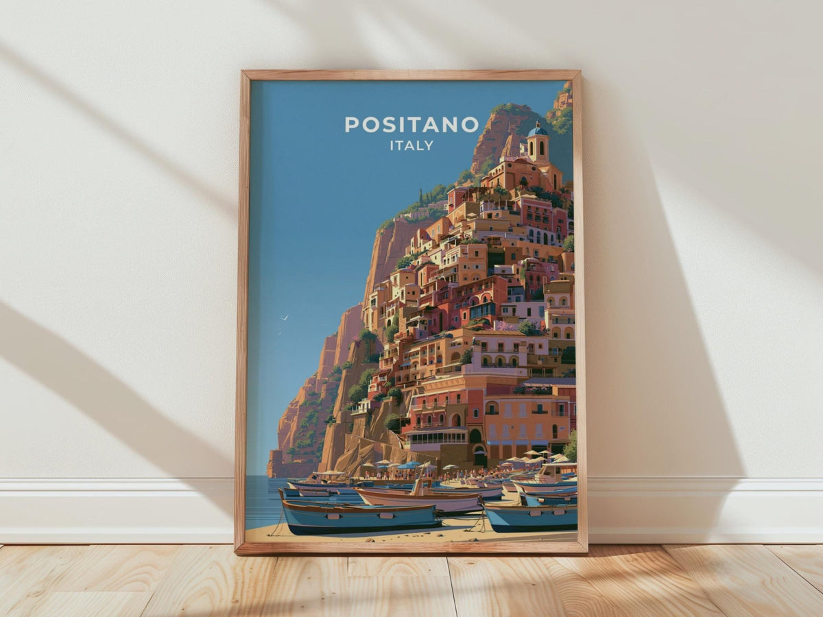Positano Poster - WanderWall