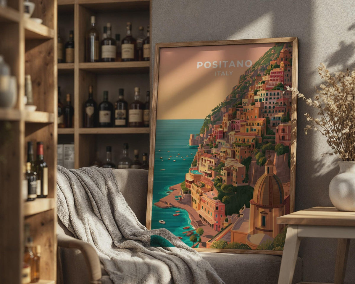 Positano Poster - WanderWall