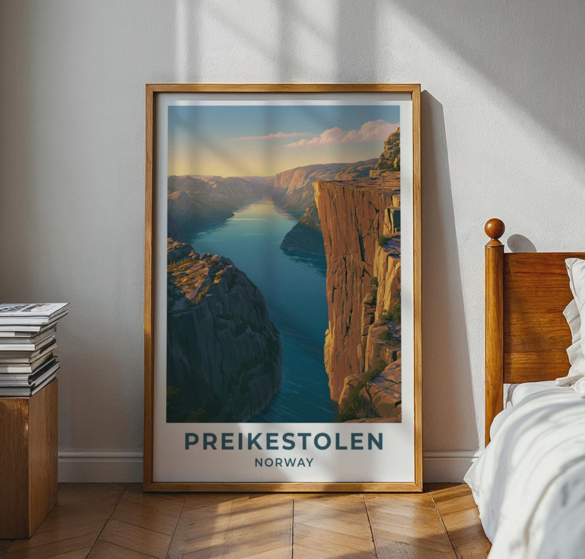 Preikestolen Norway Travel Poster - WanderWall