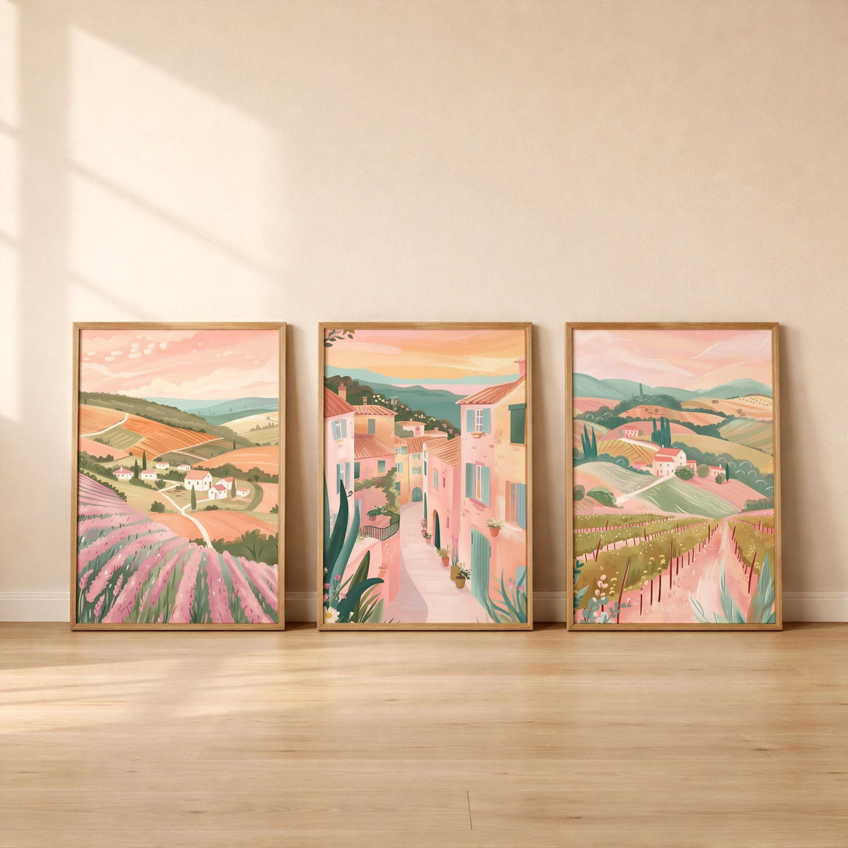 Provence Set of 3 Posters | Provence Gallery Wall Art - WanderWall