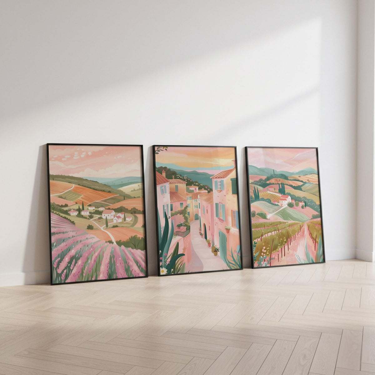 Provence Set of 3 Posters | Provence Gallery Wall Art - WanderWall