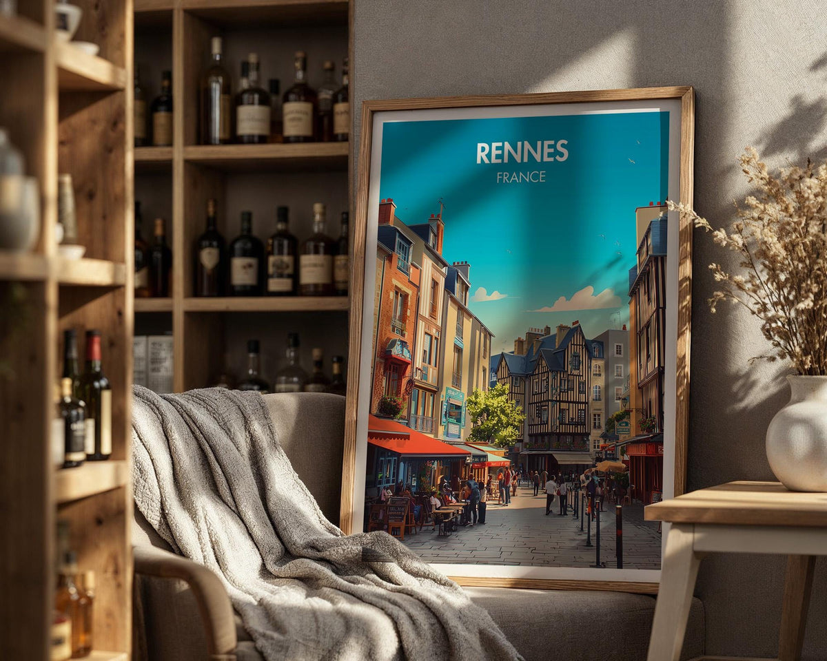 Rennes Poster - WanderWall