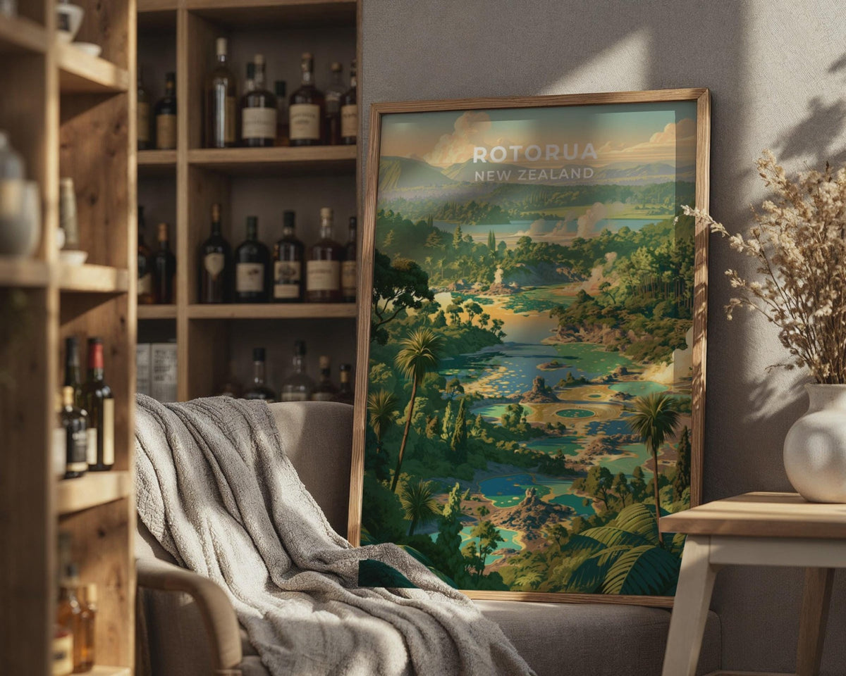 Rotorua Poster - WanderWall