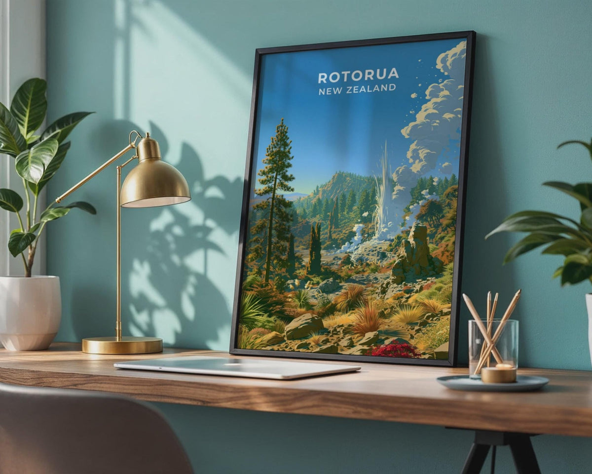Rotorua Poster - WanderWall