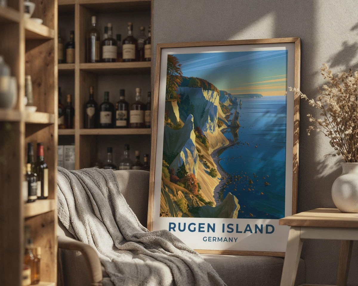 Rugen Island Germany Travel Poster - WanderWall