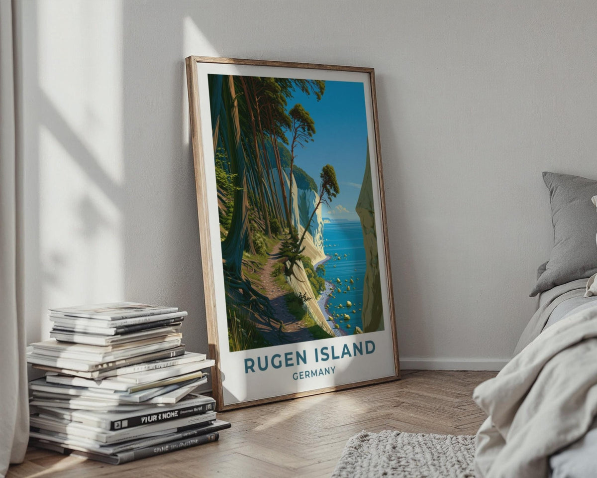 Rugen Island Germany Travel Poster - WanderWall