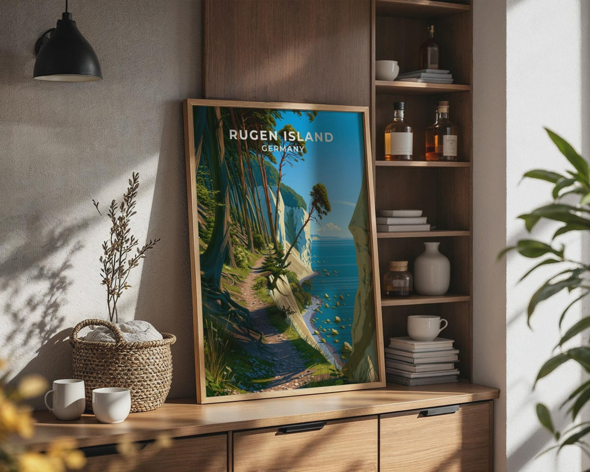 Rugen Island Germany Travel Poster - WanderWall