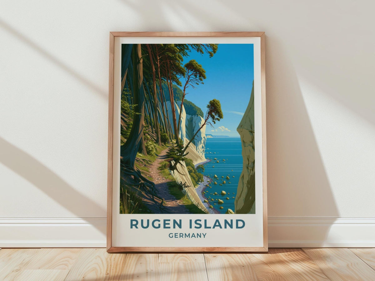 Rugen Island Germany Travel Poster - WanderWall