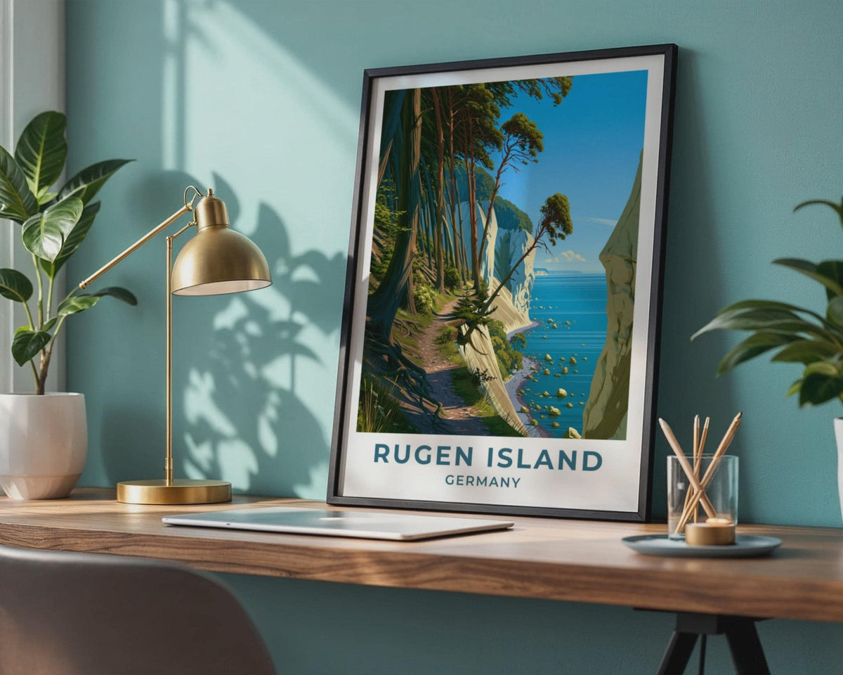 Rugen Island Germany Travel Poster - WanderWall