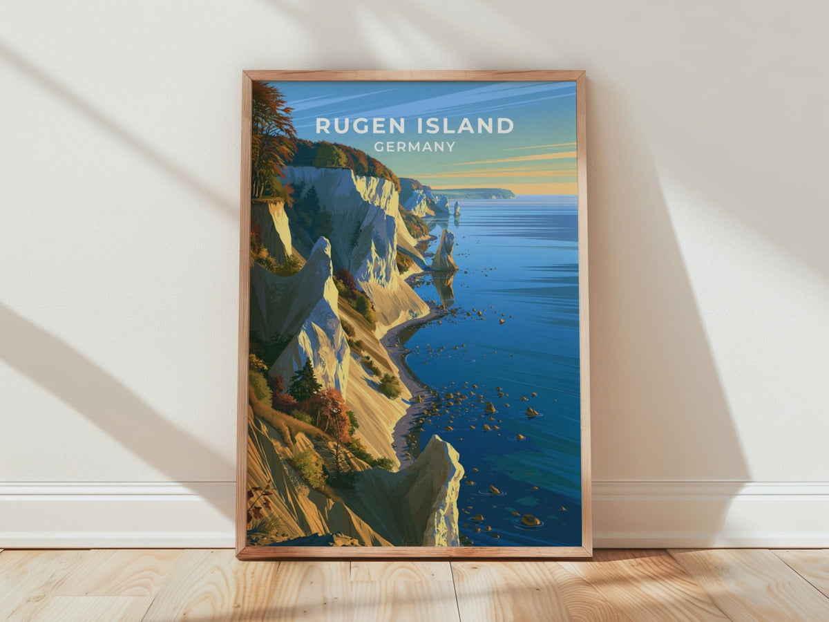 Rugen Island Germany Travel Poster - WanderWall