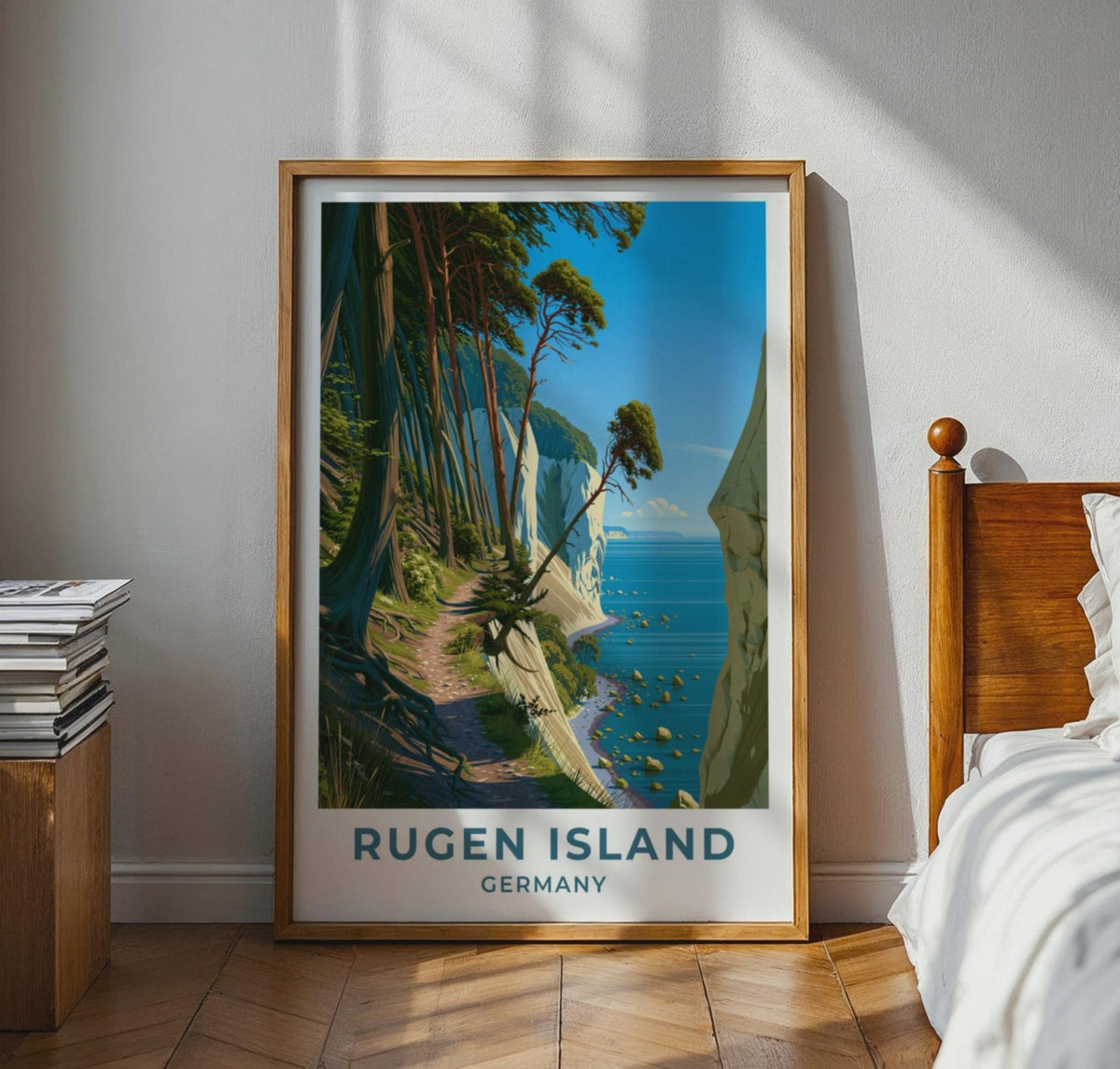 Rugen Island Germany Travel Poster - WanderWall