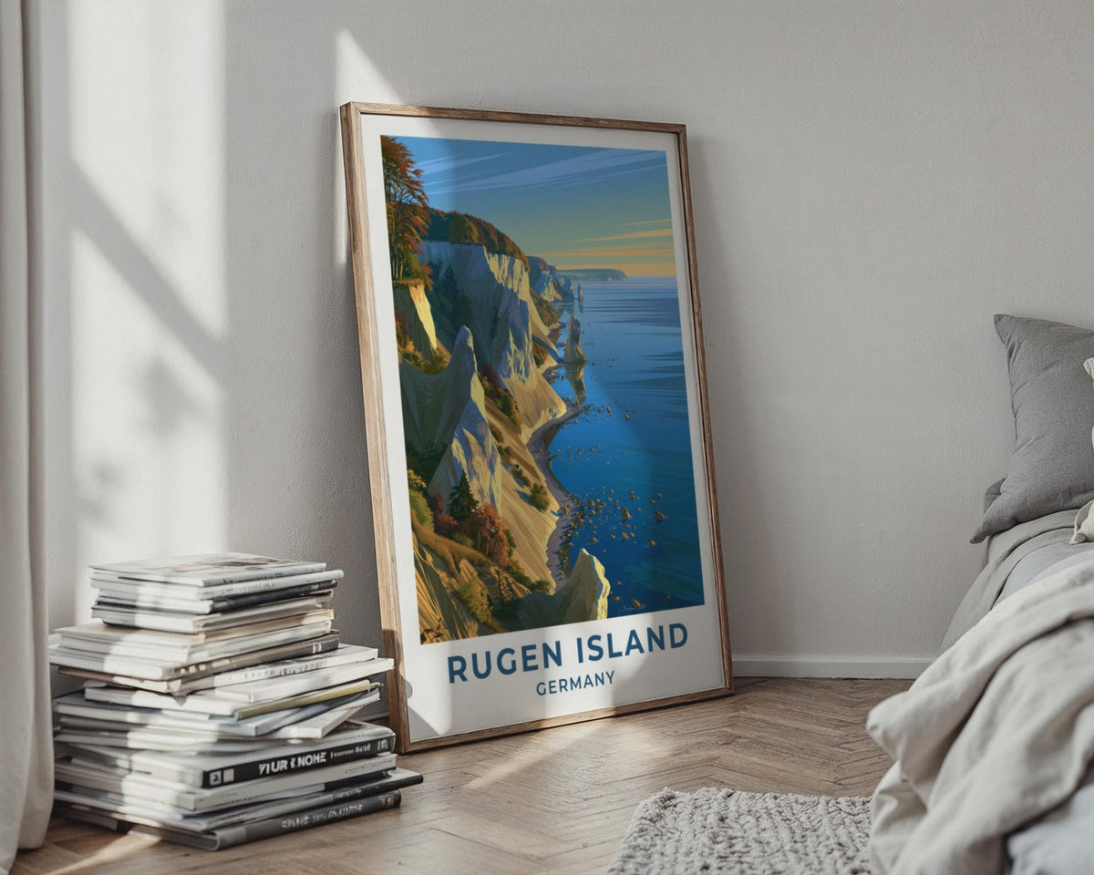 Rugen Island Germany Travel Poster - WanderWall