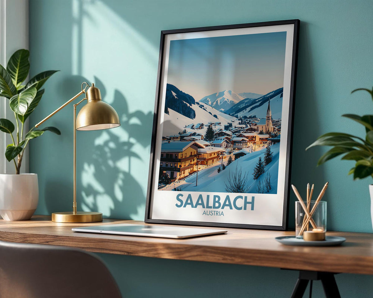 Saalbach Poster - WanderWall