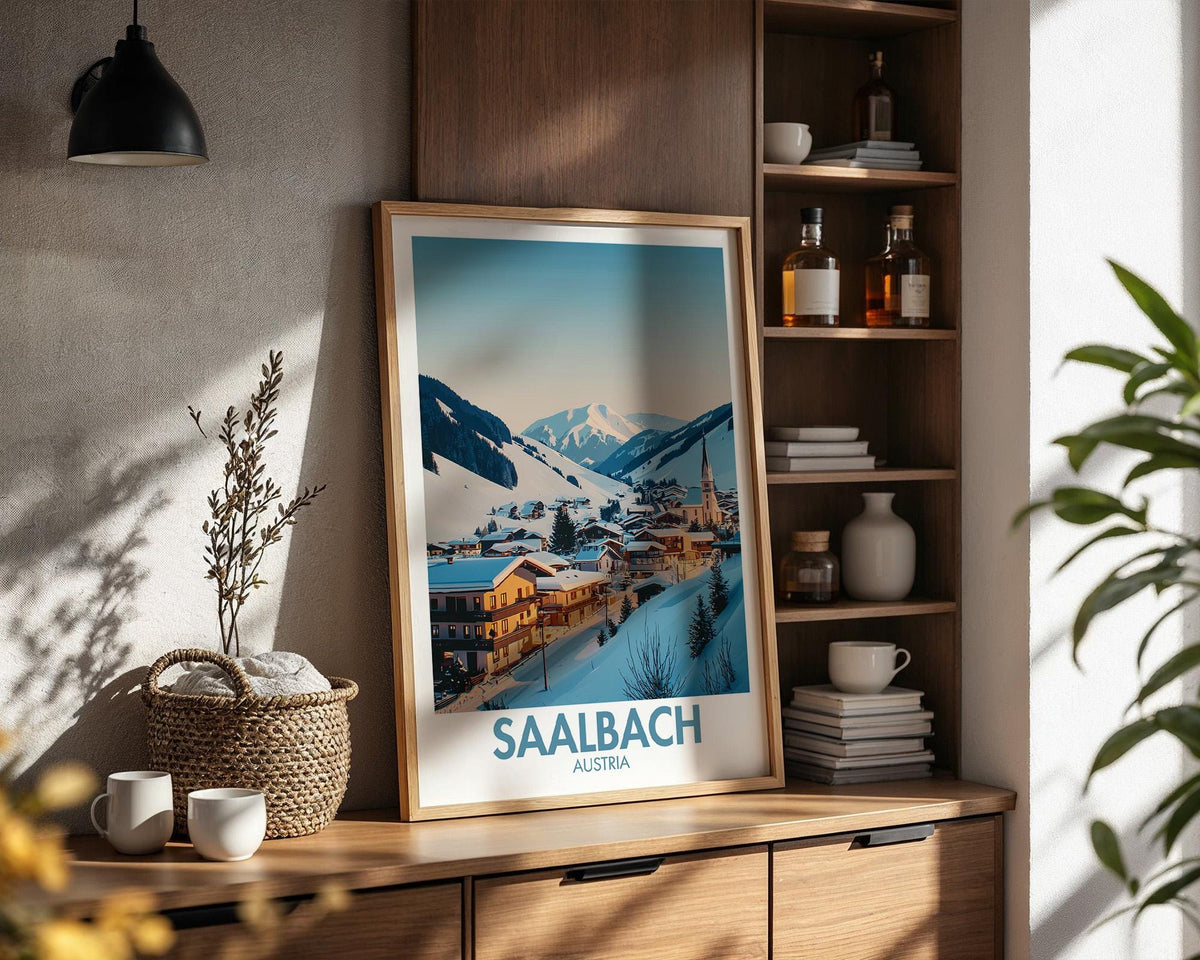Saalbach Poster - WanderWall