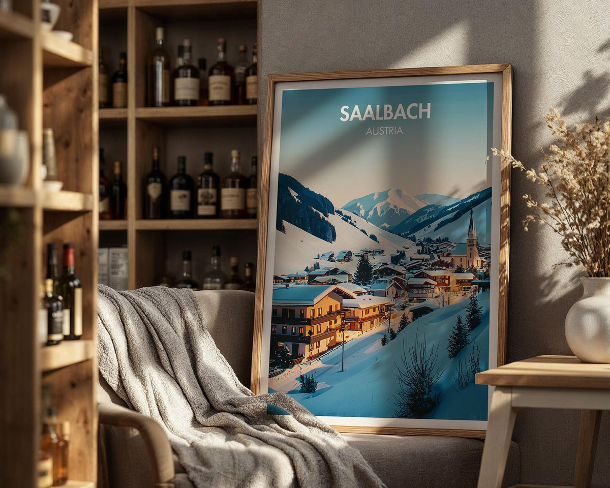 Saalbach Poster - WanderWall