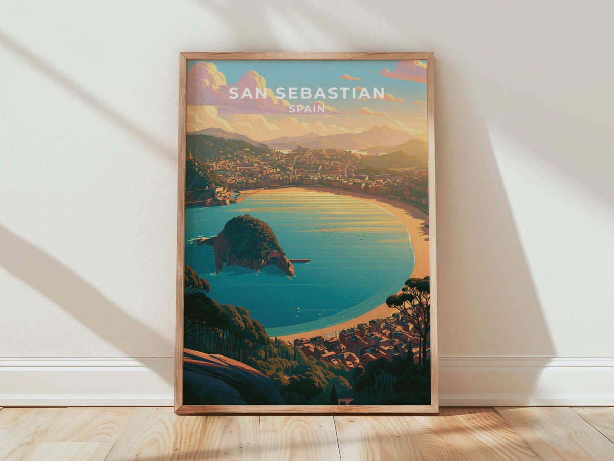 San Sebastian Poster - WanderWall