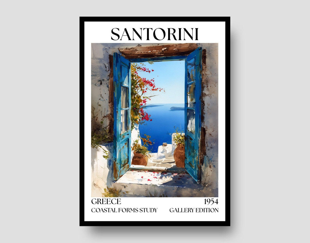Santorini Gallery Edition Poster - WanderWall