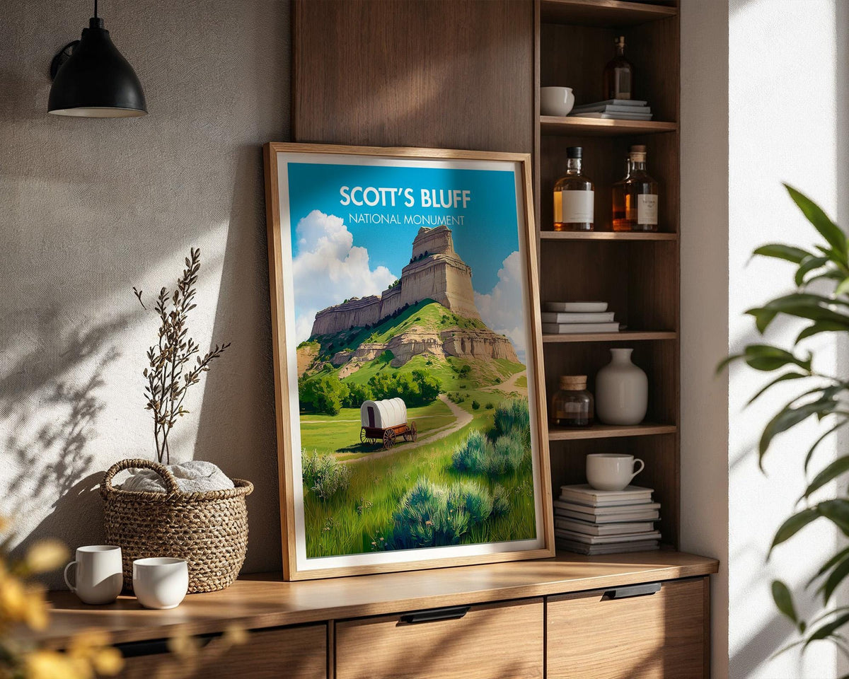 Scott's Bluff National Monument Poster - WanderWall