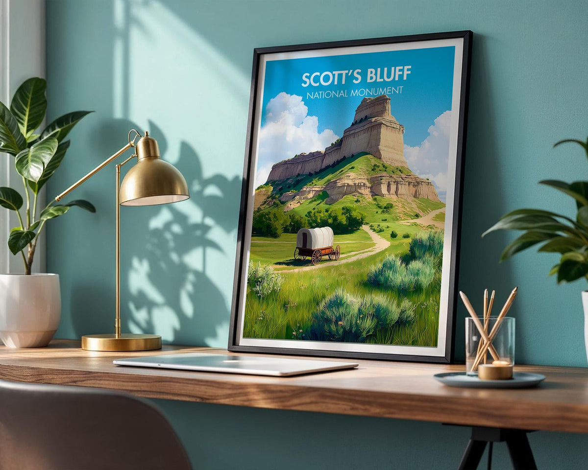 Scott's Bluff National Monument Poster - WanderWall
