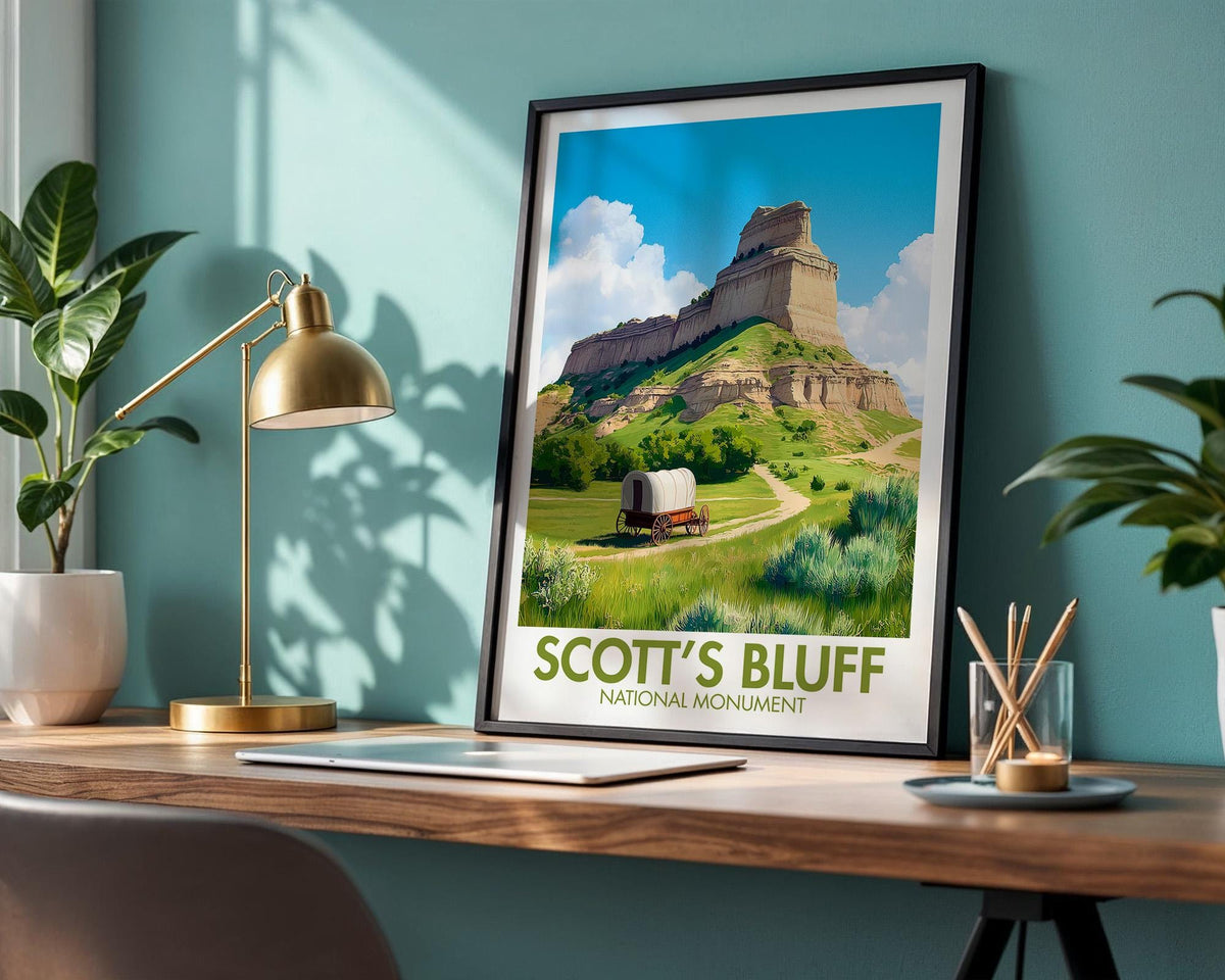 Scott's Bluff National Monument Poster - WanderWall