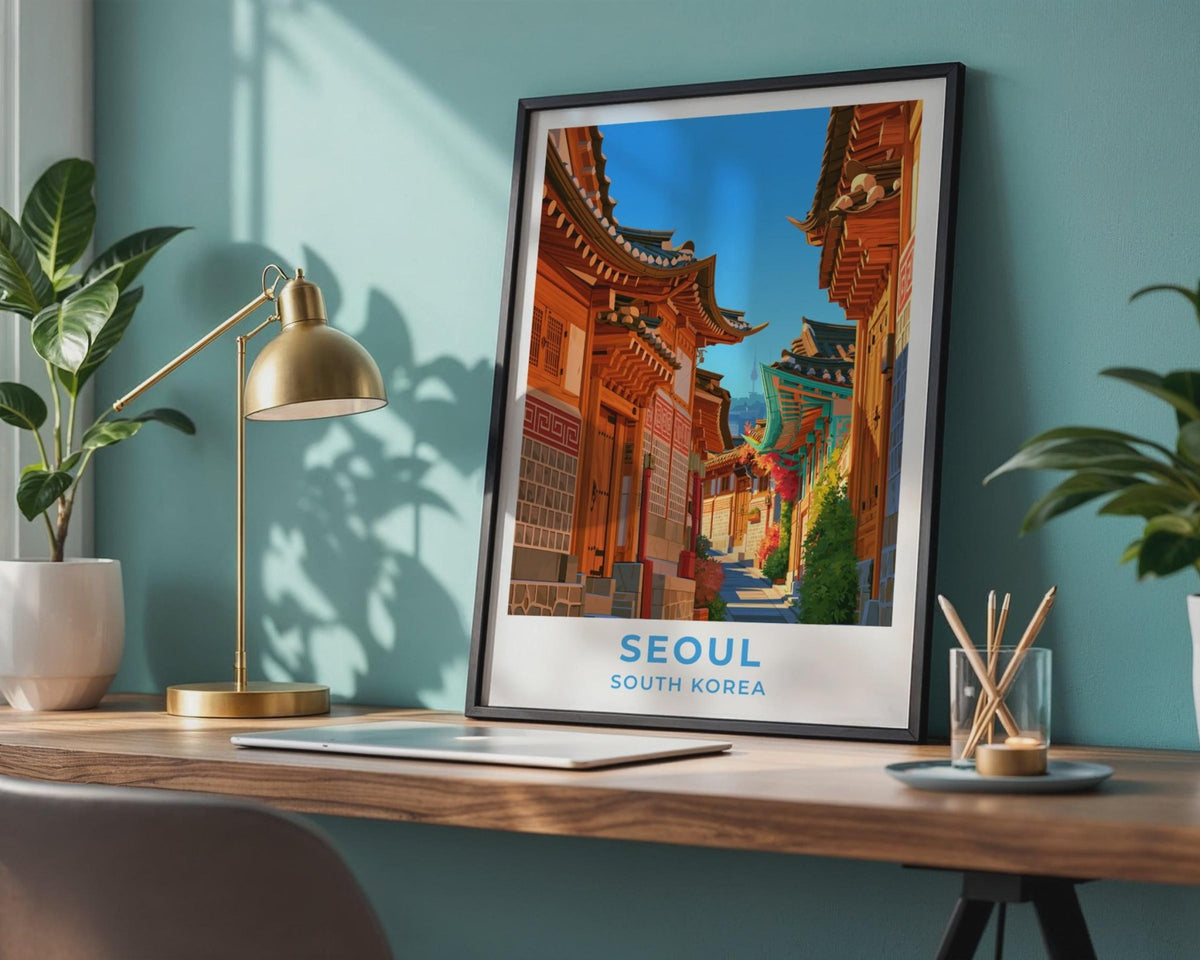 Seoul Poster - WanderWall