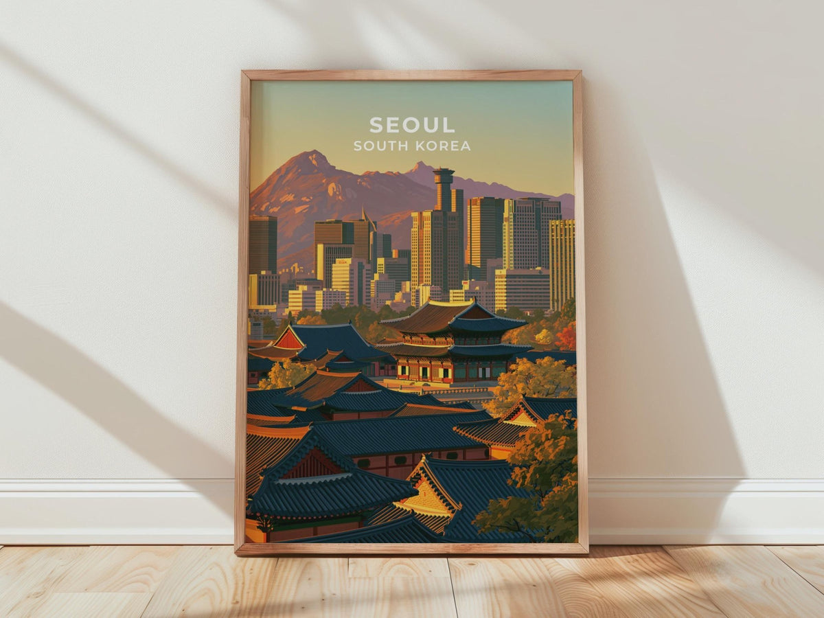 Seoul Poster - WanderWall