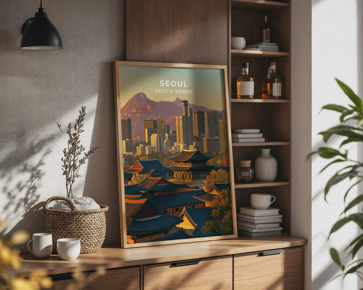 Seoul Poster - WanderWall