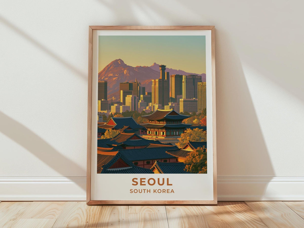Seoul Poster - WanderWall