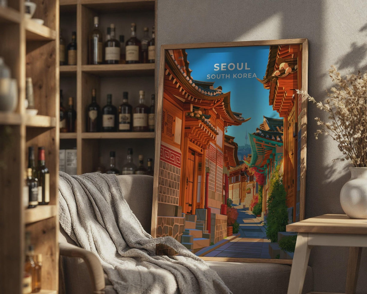 Seoul Poster - WanderWall